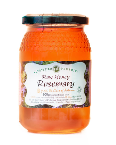 Raw Organic Rosemary Honey 500g/1kg