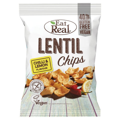 Lentil Chips - Chilli & Lemon (80g)