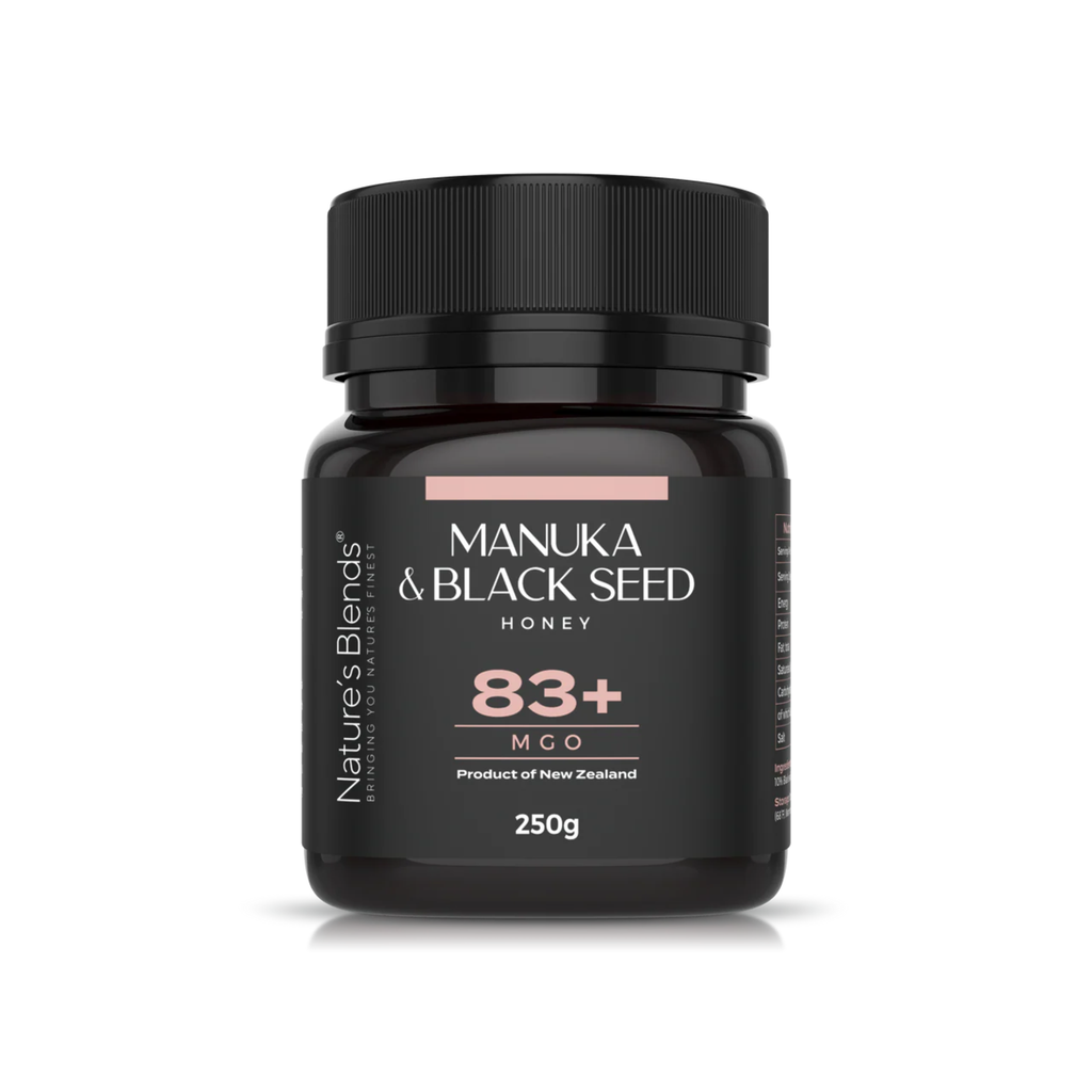 Nature's Blends Manuka & Black Seed Honey MGO 83+ - 250g
