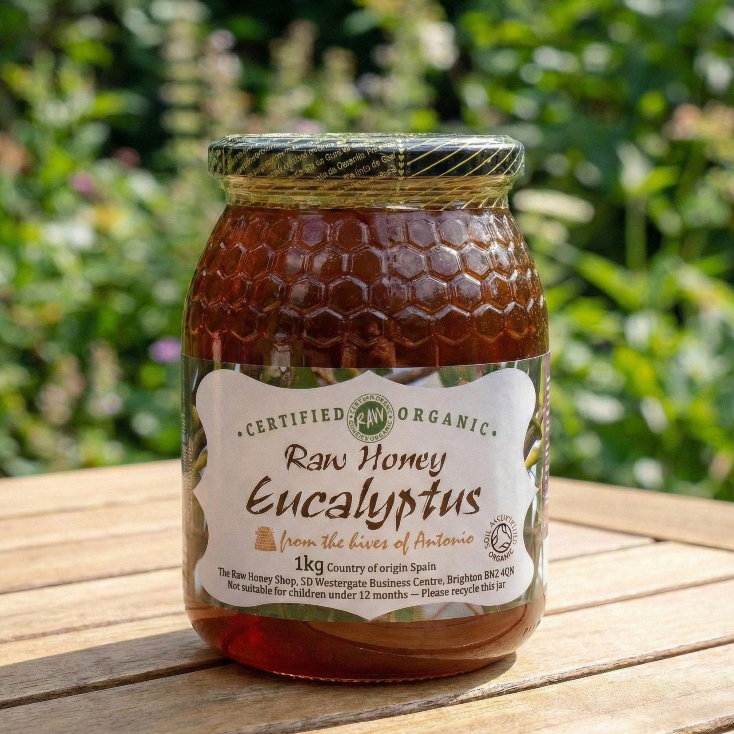 Organic Raw Eucalyptus Honey 500g/1kg