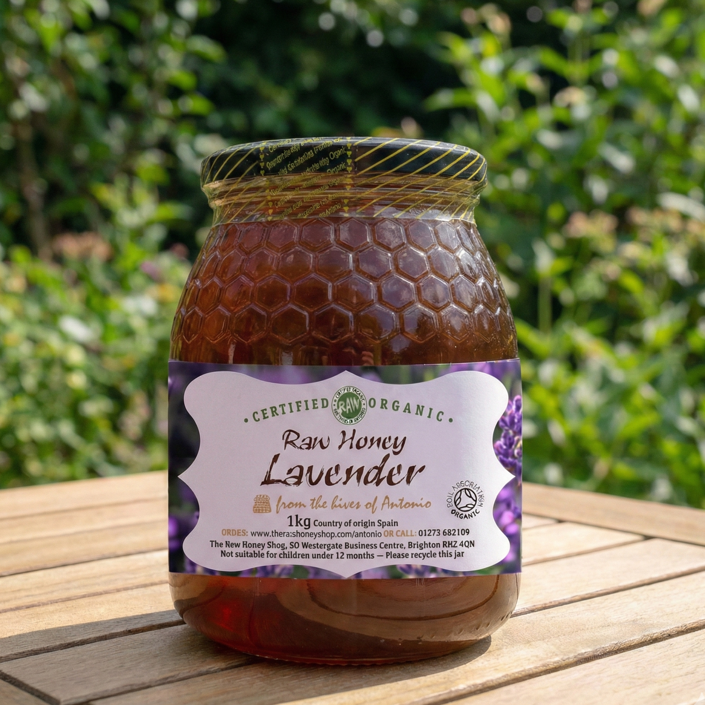 Organic Raw Lavender Honey