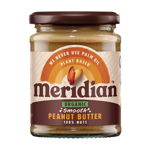 Meridian Organic Peanut Butter Smooth 280g , Hiba Health Foods