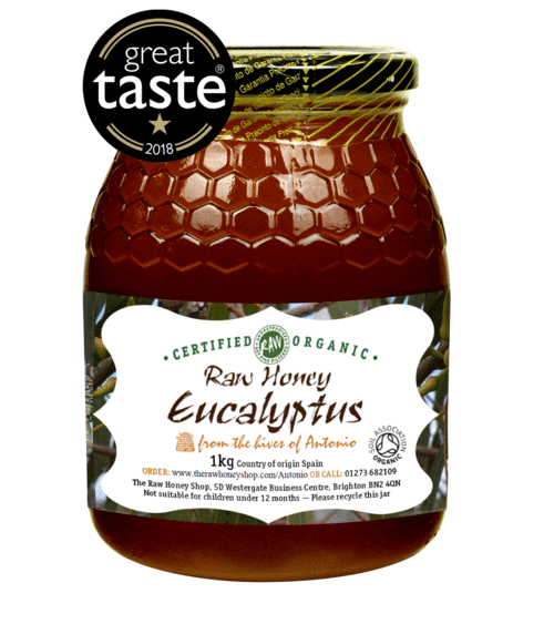 Organic Raw Eucalyptus Honey 500g/1kg