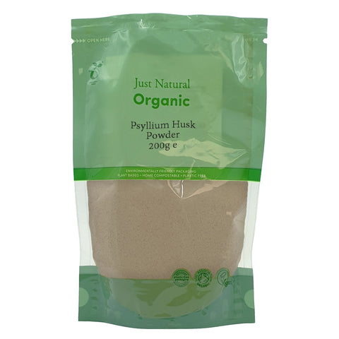 Just Natural Psyllium Husk Powder | Hiba Health Foods | Organic