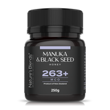 Nature's Blends Manuka & Black Seed Honey MGO 263+ - 250g