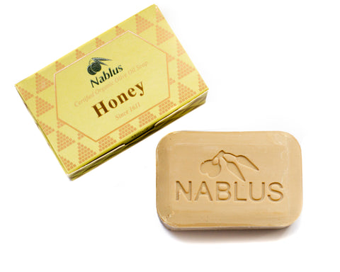 Organic Olive Oil Soap Honey - Zaytoun - Nablus - Hiba Health Foods