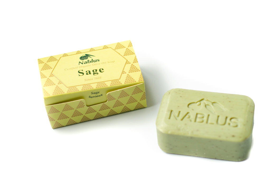 Organic Olive Oil Soap - Sage (100g)
