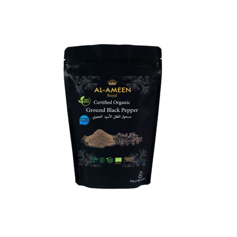 Al-Ameen Organic Ground Black Pepper - 100g