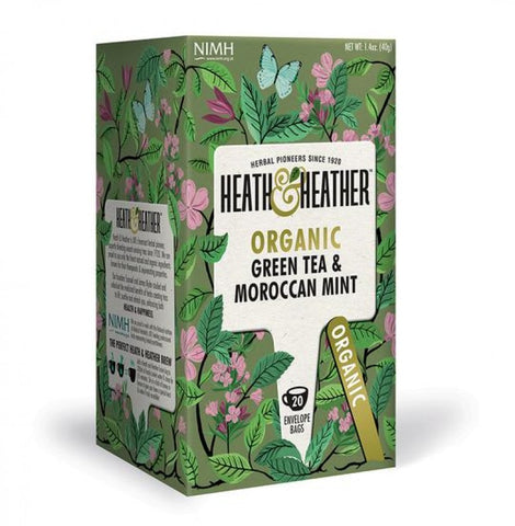 Heath and Heather Green Tea with Moroccan Mint Hiba Health Foods