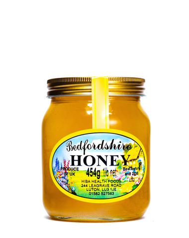 Raw Bedfordshire Honey 454g - Hiba Health Foods