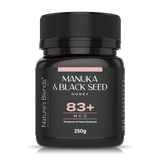 Manuka and Black Seed Honey MGO 83+ | Hiba Health Foods