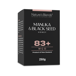 Manuka and Black Seed Honey MGO 83+ | Hiba Health Foods