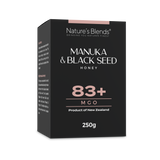 Manuka and Black Seed Honey MGO 83+ | Hiba Health Foods