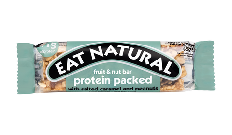 Eat Natural Bar - protein packed salted caramel & peanuts (fruit & nut)